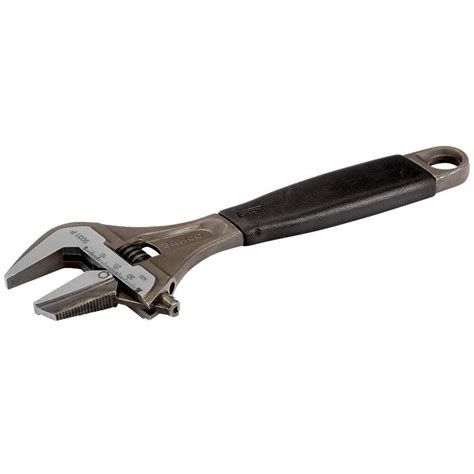 Bahco Ergo Extra Wide Reversible Jaw Adjustable Wrench W Rubber Handle