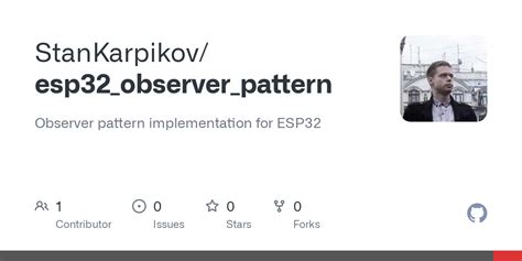 GitHub StanKarpikov Esp32 Observer Pattern Observer Pattern