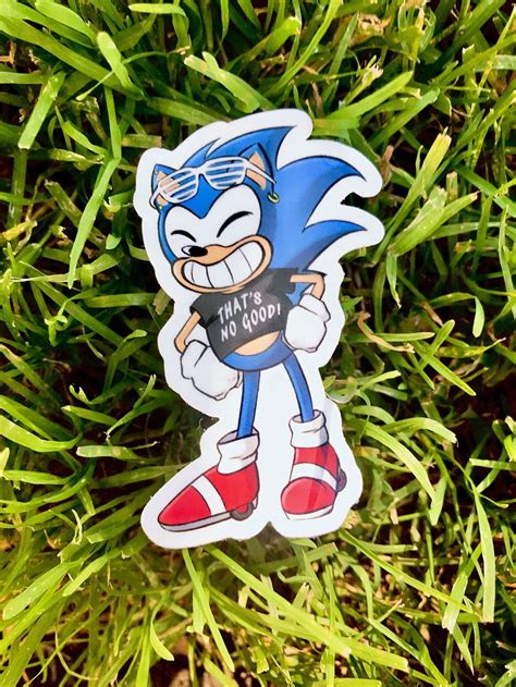 Sonic Vinyl Sticker Etsy