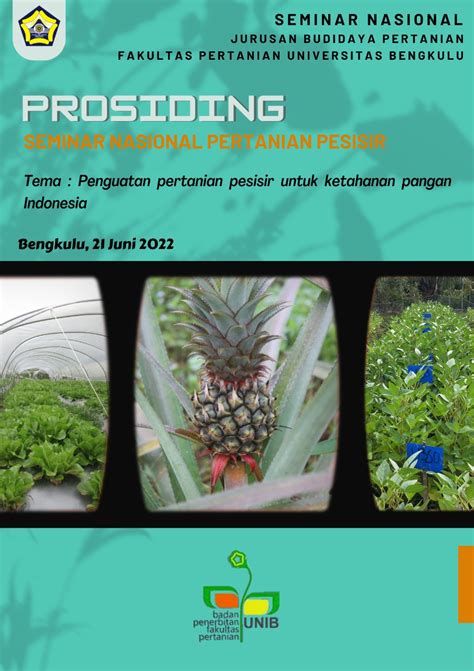 Vol 1 No 1 2022 Prosiding Seminar Nasional Pertanian Pesisir