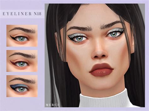 The Sims Resource Eyeliner N18