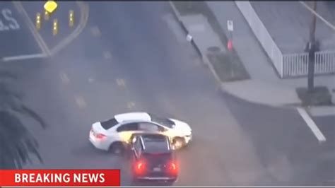 052224 Beverly Hills Pd Chase Suspect In A Black Volvo Suv Through