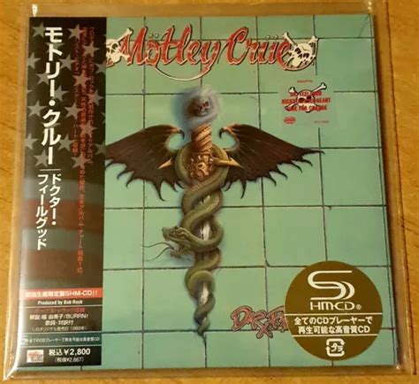 MÖTLEY CRÜE Dr Feelgood Original Japan Mini LP SHM CD OBI Strip