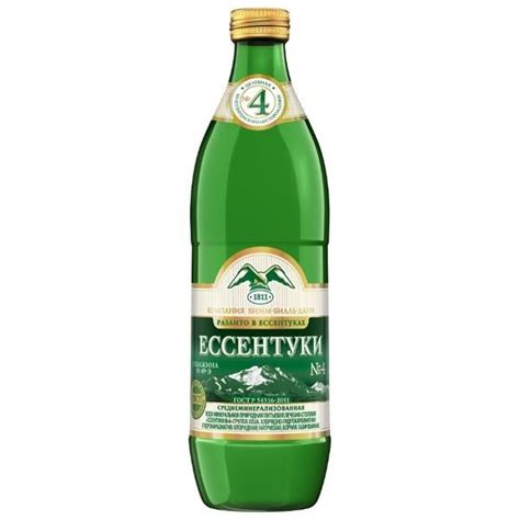 Минеральная вода Вимм-Билль-Данн Ессентуки №4 газированная, стекло ...