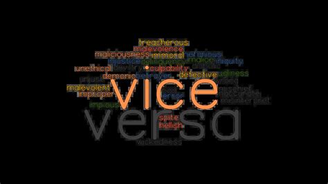 VICE VERSA: Synonyms and Related Words. What is Another Word for VICE ...