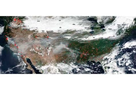 Con Imagen Satelital La Nasa Revela Trayectoria Del Humo De Incendios