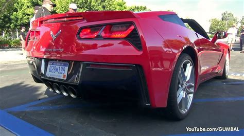 Corvette C Stingray Start Up Exhaust Sounds Youtube