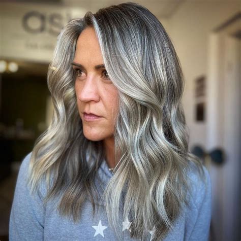 30 Flawless Examples Of Gray Blending For Dark Hair In 2024 Grey Hair Transformation Gray