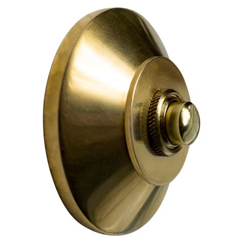 Round Brass Fancy Rustic Modern Door Bell Push Button Rch Hardware