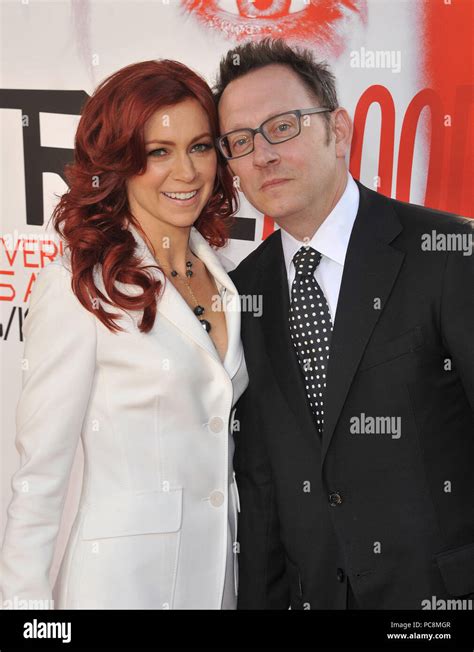 Carrie Preston And Husband Michael Emerson At The True Blood Premiere