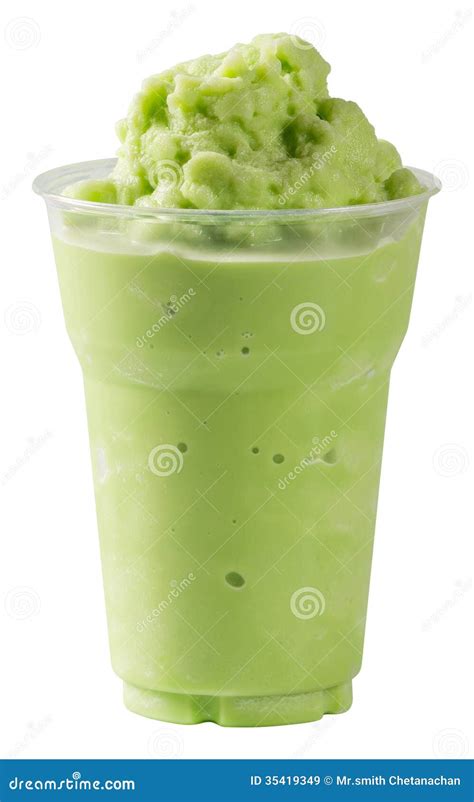 Milk Green Tea Smoothie Royalty Free Stock Images Image