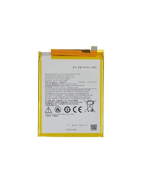 Batería BM50 de 5000mAh para Motorola Moto G200 5G XT2175