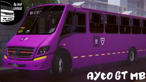 Lanzamiento Oficial Ayco Zafiro Gt MB Proton Bus Simulator YouTube