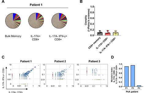 Diverse T Cell Receptor Tcr Repertoire In Synovial Tc17 Cells A Download Scientific Diagram