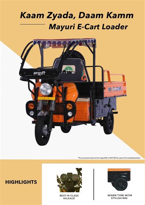 Mayuri E Cart Loader At Rs 130000 Electric Rickshaw Loader In Noida