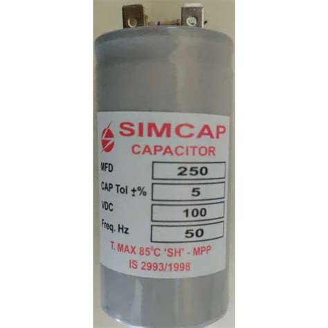 Mfd Vac Motor Start Capacitor Simcap At Best Price In Ahmedabad