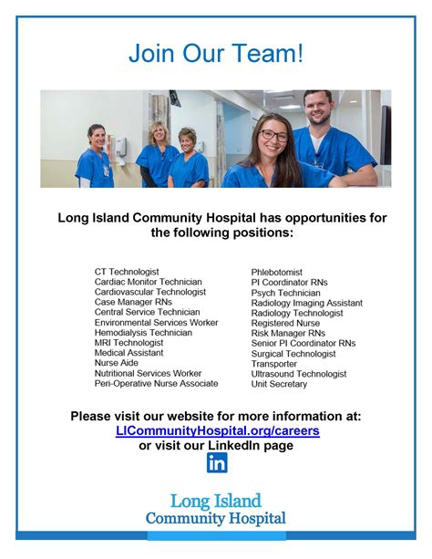 Careers - Long Island Community Hospital