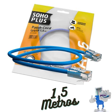 Patch Cord Sohoplus Furukawa Metros Cat Azul