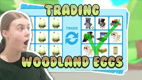 Trading Only The New Legendary Woodland Eggs In Roblox Adopt Me Adopt