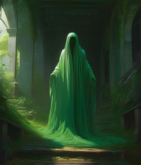 Green Ghost By Dubbedemotions On Deviantart