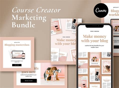 Ecourse Marketing Bundle Canva By Daniyal Pirzada On Dribbble