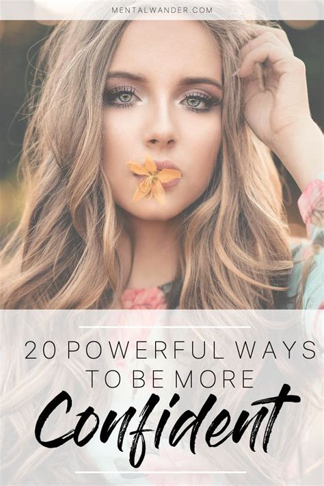 20 Powerful Ways To Be More Confident With Images Confidence Tips