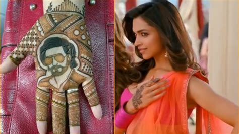 This Ranveer Singh Mehndi Design For Karwa Chauth Will Make Deepika