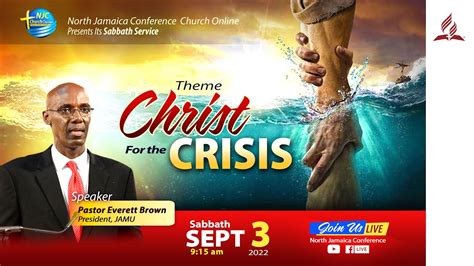 Christ For The Crisis Njc Church Online Everett Brown Morning