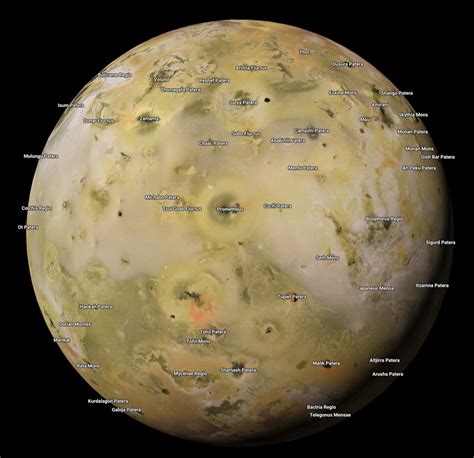 Map Of Solar System Planets