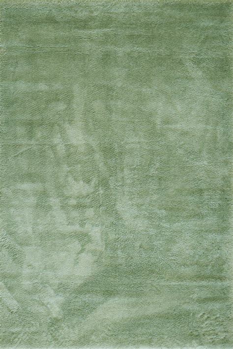 Soho Plain Shaggy Rug PC00A-Green-Green | Buy Rugs Online | 120x70cm ...