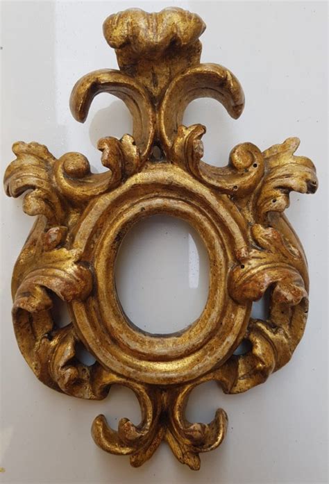 Proantic Cadre Baroque En Bois Sculpt Et Dor Italie Xviie Si C