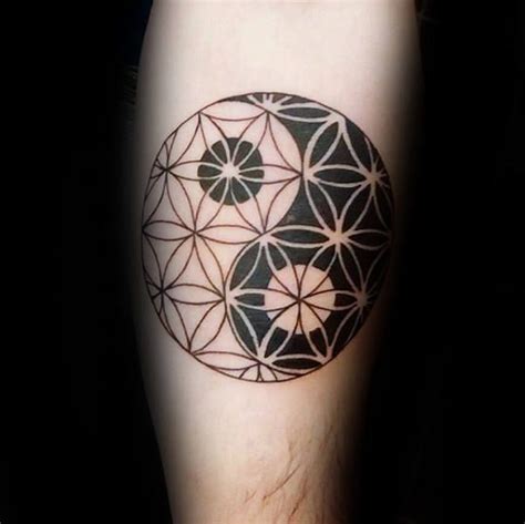 100 Flower Of Life Tattoo Designs For Men Geometrical Ink Ideas Flower Of Life Tattoo