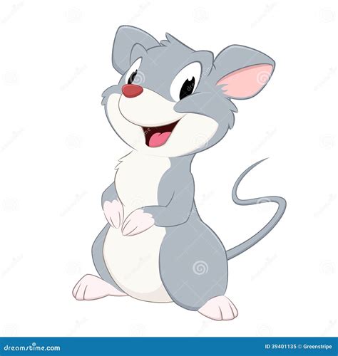 Mad Cartoon Mouse Doing A Science Experiment. Royalty-Free Stock Photo ...