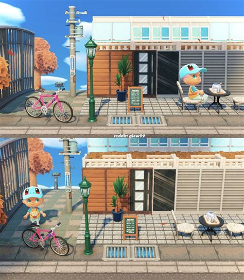 Made A Lil Cafe Downtown Ranimalcrossing