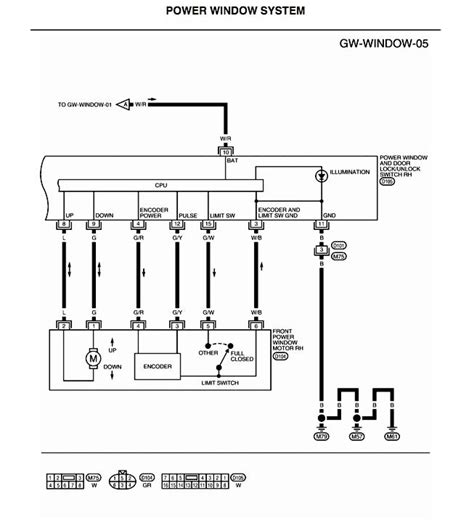 Nissan Altima Power Window Main Wiring Diagram Database