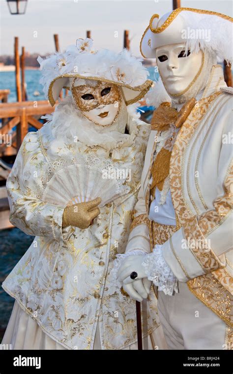 Venice Carnival costumes Stock Photo - Alamy