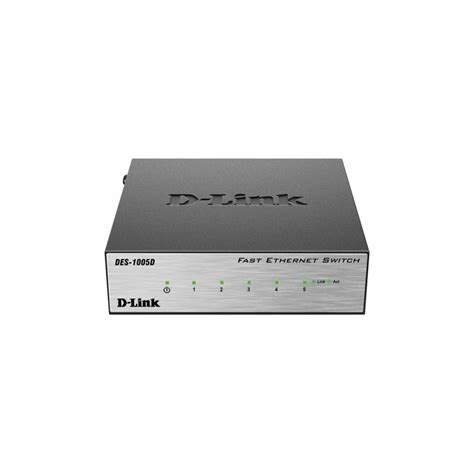 Неуправляемый коммутатор с 5 портами d-link 10/100BASE-TX DES-1005D/O2B ...