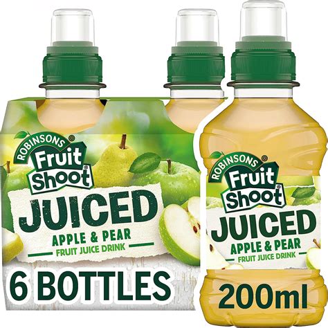 Robinsons Fruit Shoot Juiced Apple And Pear Fruit Juice Drink 6 X