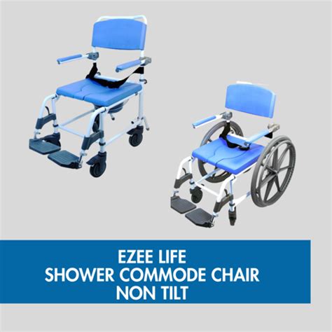 Pisces Healthcare Solutions EZee Life Aluminum Shower Commode Chair