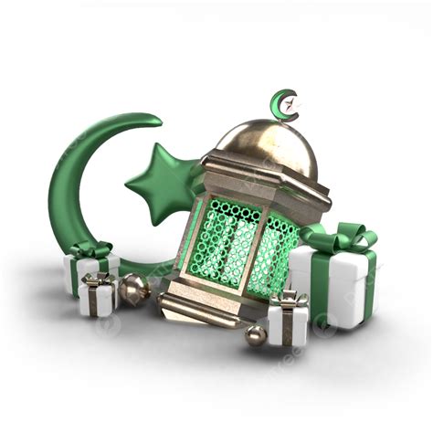 Ramadan Lantern D Images Hd D Ramadan With Green Islamic Lantern And