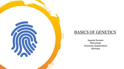 Basics of genetics | PPT