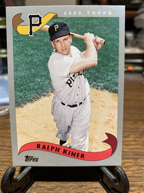 Topps Archives Ralph Kiner Silver Border Parallel Pirates