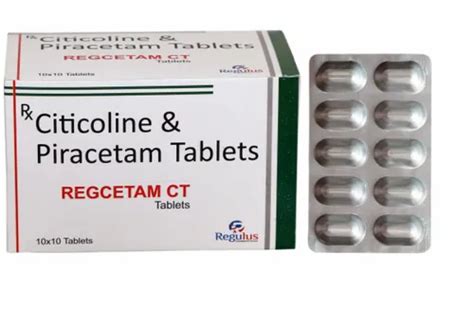 Citicoline 500 MG Piracetam 800 MG Tablet At Rs 600 Box Piracetam