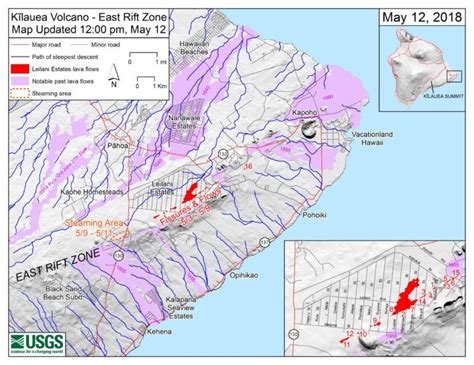 Where Is Kilauea Volcano Map | Volcano Erupt