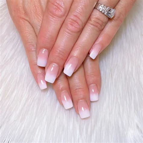 Stunning Pink To White Ombre Nail Ideas Drexplains