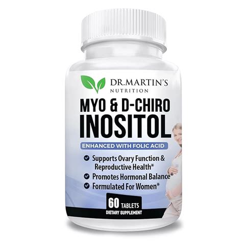 Buy Extra Strength Inositol Supplement Myo Inositol D Chiro