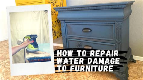 How To Repair Water Damaged Furniture You