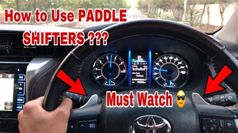 PADDLE SHIFTERS How To Use Working Of PADDLE SHIFTERS YouTube