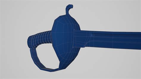 Pirate Cutlass Sword 3d Model Cgtrader