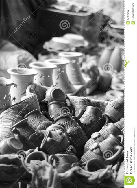 Handmade Clay Pot Stock Photo Image Of Clay Loam Pottery 104606482